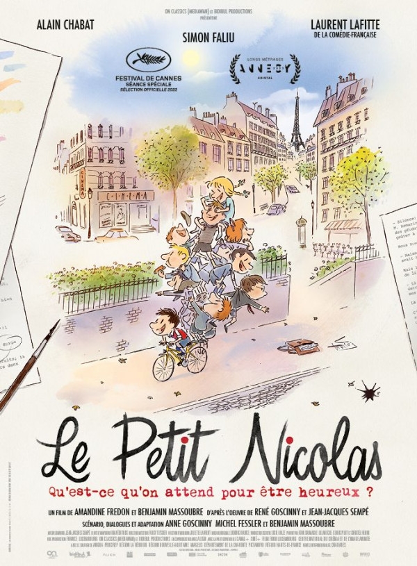 Le Petit Nicolas - Qu'est-ce qu'on attend pour être heureux ? d'Amandine Fredon et Benjamin Massoubre