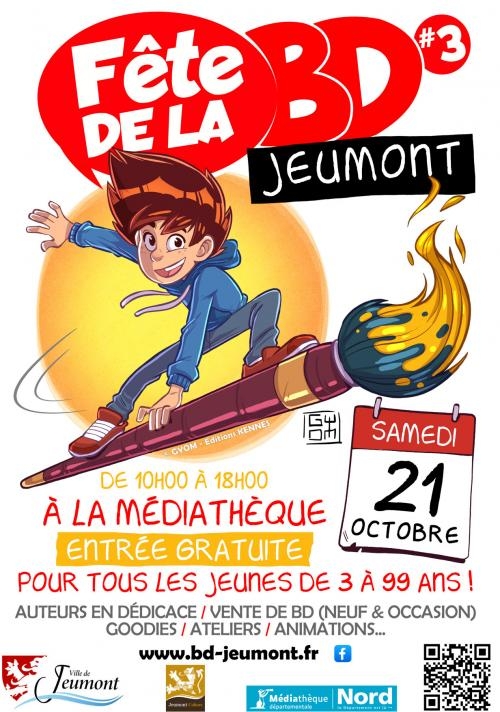 La 3e édition de la fête de la BD de Jeumont