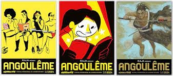 Affiches du festival d'Angoulême 2024
