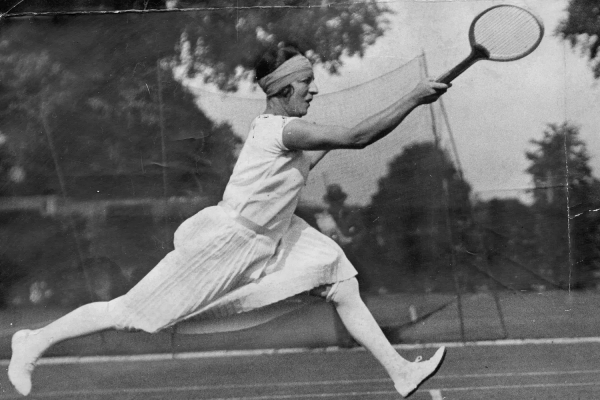 Suzanne Lenglen à Wimbledon le 19 juin 1924