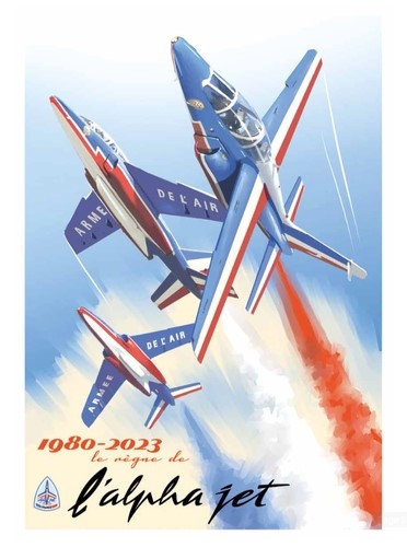 Les alpha-Jet de la Patrouille de France, vu par Olivier Dauger