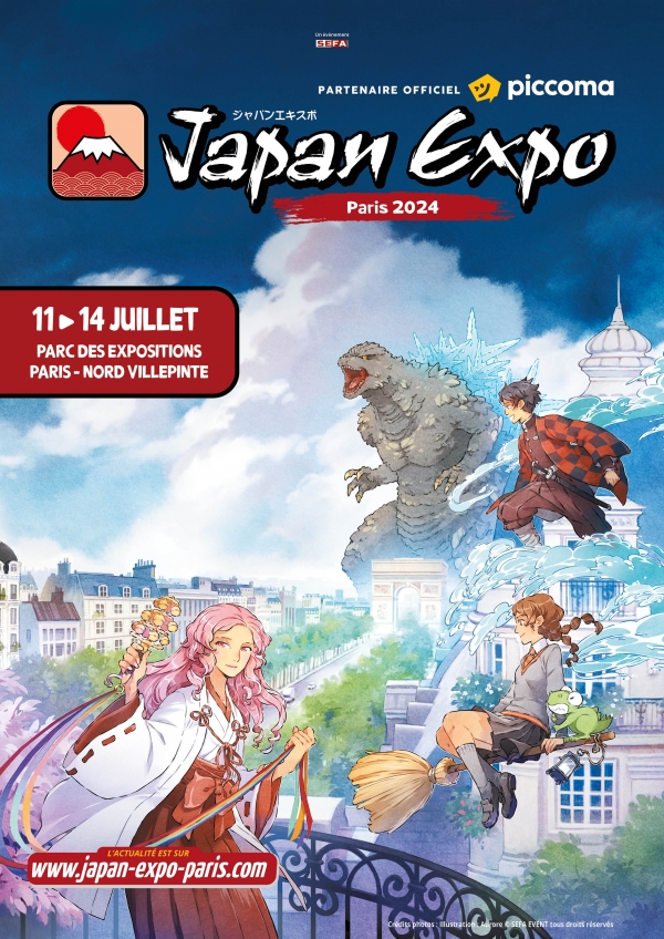 Affiche de la Japan Expo 2024