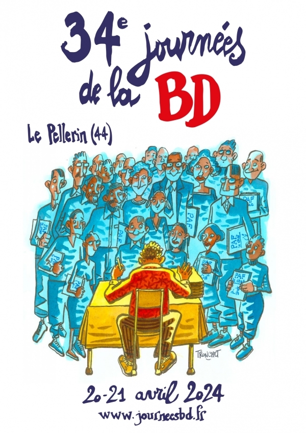 Affiche de la 34ème édition des Journées BD du Pellerin