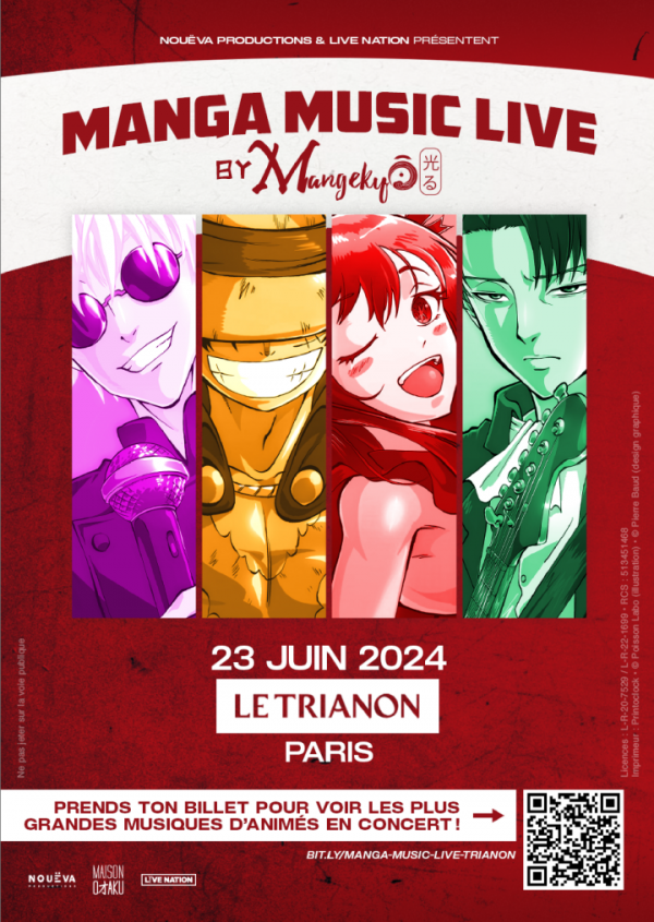 Affiche du Manga Music Live