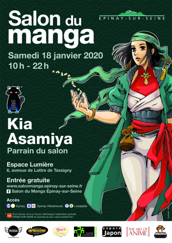 Affiche du Salon du Manga d'Épinay-sur-Seine