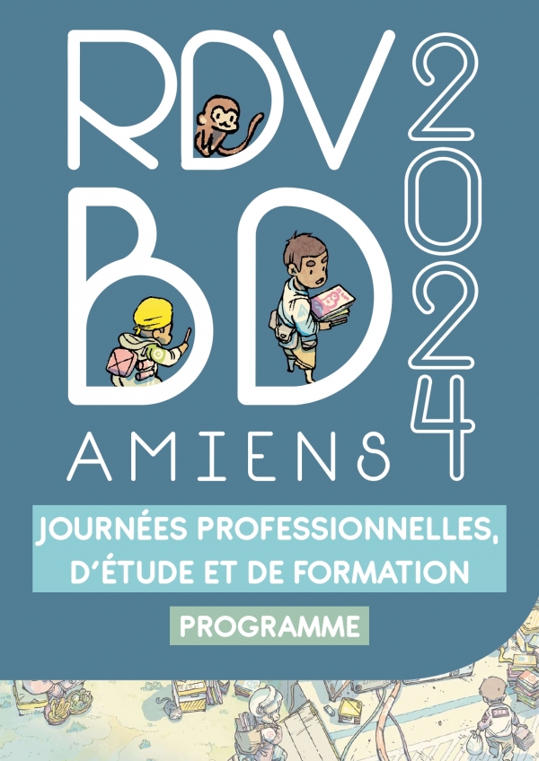 Affiche des Journées professionnelles de la BD d'Amiens