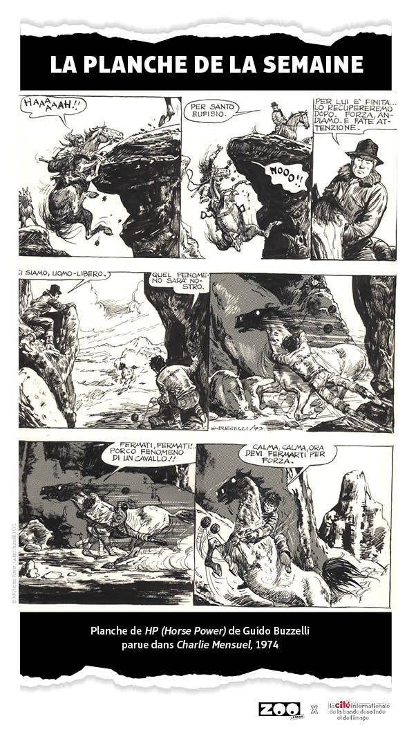 La planche de la semaine : HP, Guido Buzzelli, 1973 La planche de la semaine : HP, Guido Buzzelli, 1973