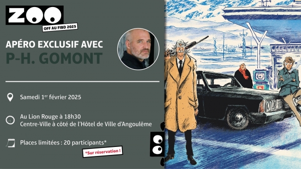 ZOO Off - Apéro avec P-H. Gomont le samedi 1er février à 18h30