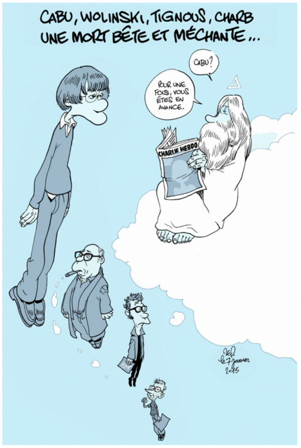 Charlie Hebdo : Dix ans après, les souvenirs et le choc Dessin de ZEP à la suite des attentats de Charlie Hebdo