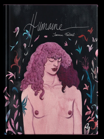 Couverture de l’album « Humaine » de Joanna Folivéli aux éditions Deux Points, Prix Poésie Artémisia 2025