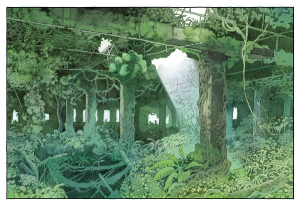 Verts ou le prolongement végétal de l'Homme Extrait de la bande dessinée