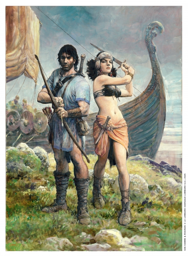 Une rétrospective monumentale pour Rosinski, maître de Thorgal, à la galerie Daniel Maghen THORGAL La Bataille d'Asgard (T.32)