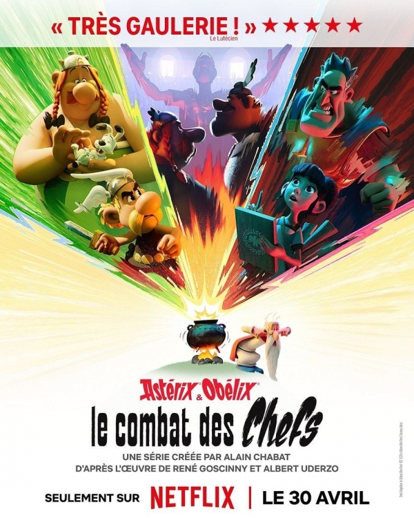Astérix et Obélix débarquent sur Netflix : un "Combat des chefs" signé Alain Chabat Albert Uderzo | René Goscinny : Astérix et Obélix débarquent sur Netflix : un "Combat des chefs" signé Alain Chabat