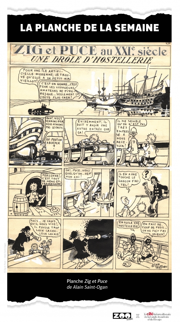 La planche de la semaine : Zig et Puce par Alain Saint-Ogan La planche de la semaine : Zig et Puce par Alain Saint-Ogan