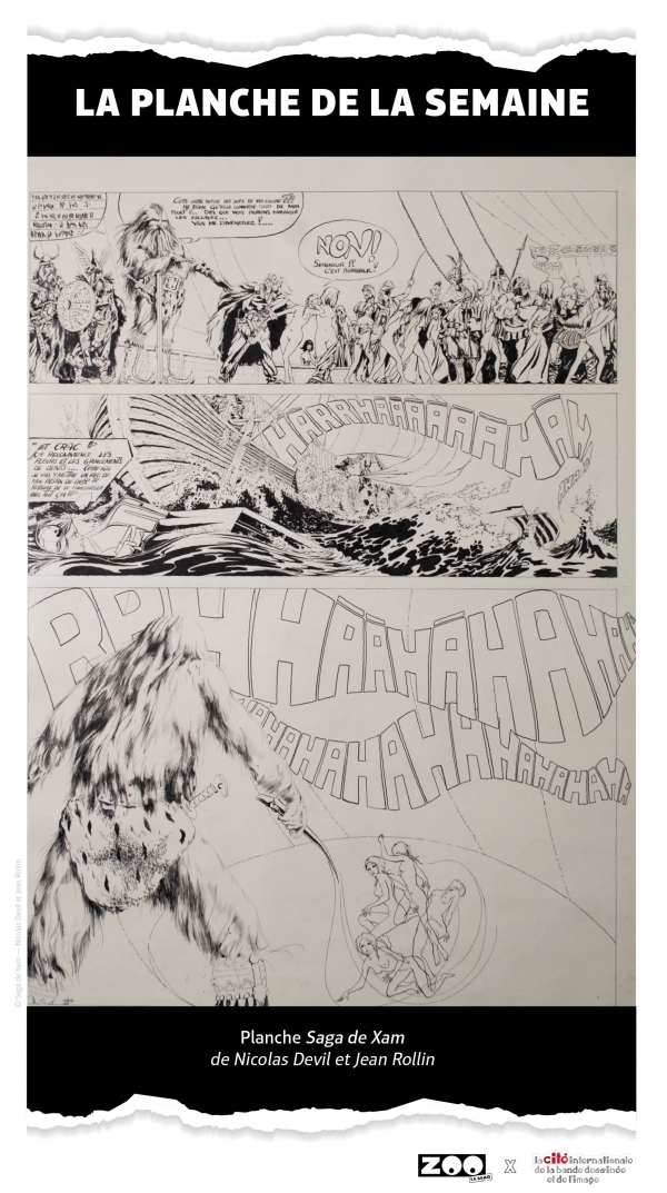 La planche de la semaine : Saga de Xam de Nicolas Devil et Jean Rollin