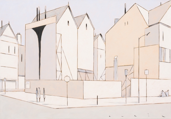 François AVRIL - Kunstruktion V rançois AVRIL - Kunstruktion V - 2025 - Acrylique sur toile - 81 x 116 cm - Signé en bas à droite et daté au dos