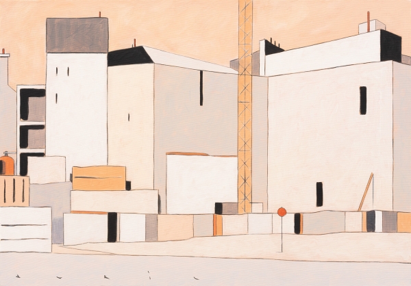 François AVRIL - Kunstruktion IV - 2025 François AVRIL - Kunstruktion IV - 2025 - Acrylique sur toile - 81 x 116 cm - Signé en bas à gauche et daté au do
