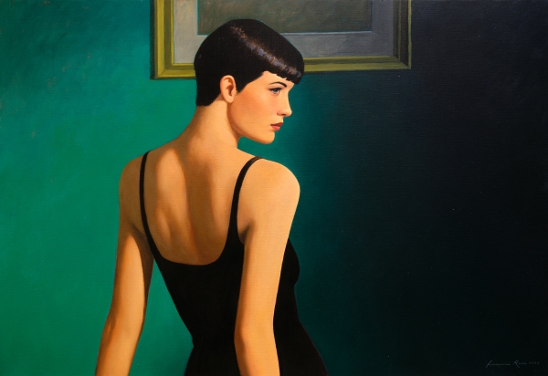 François Roca 2024 Ombres portées, 6 Huile sur toile 97 x 130 cm Signé et daté en bas à droite