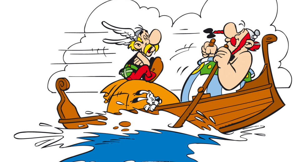 Astérix et Obélix en escale à La Cité de la Mer de Cherbourg