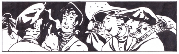 planche extraite de l'album Trois éclats blancs de Bruno Le Floc'h