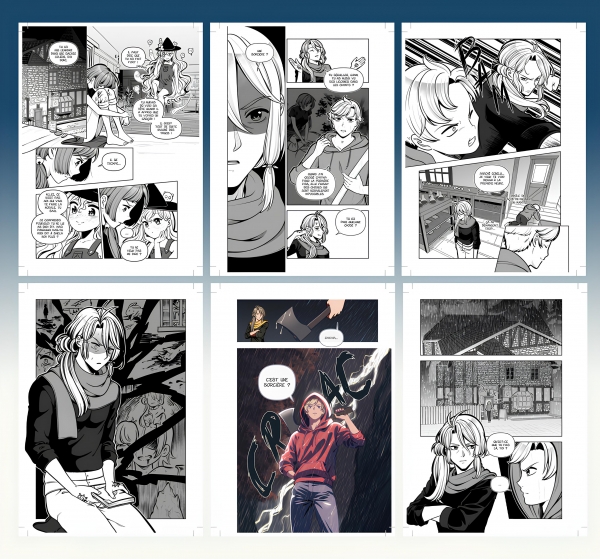 Extraits de planches de la série 
