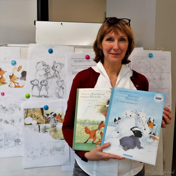 Brigitte Luciani, première résidente de la Maison et marraine du lieu