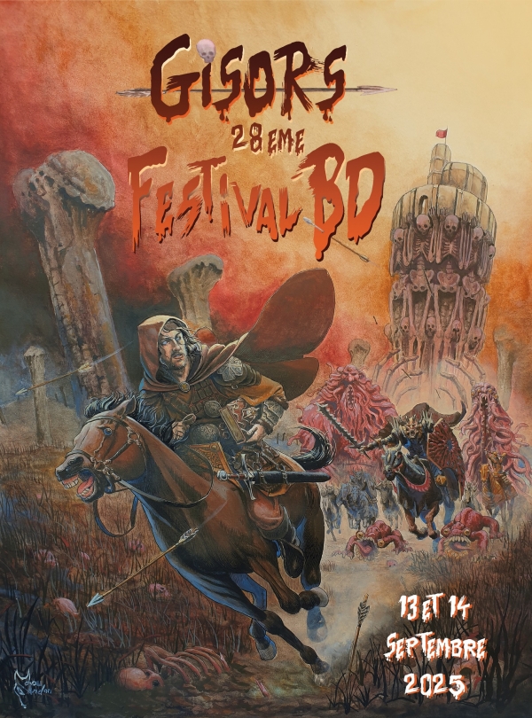 28e festival BD de Gisors, ce week-end Affiche de la 28e année le festival BD de Gisors