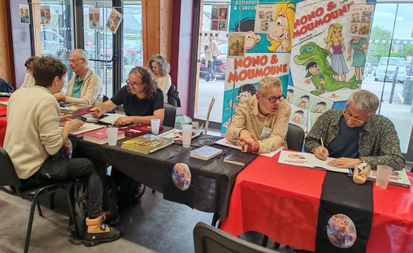 28e festival de BD de Gisors, encore un bon cru ! Chaillet, Rousseau, Croci, Romanuik et Cordoba en pleine dédicace au festival BD de Gisors 2025