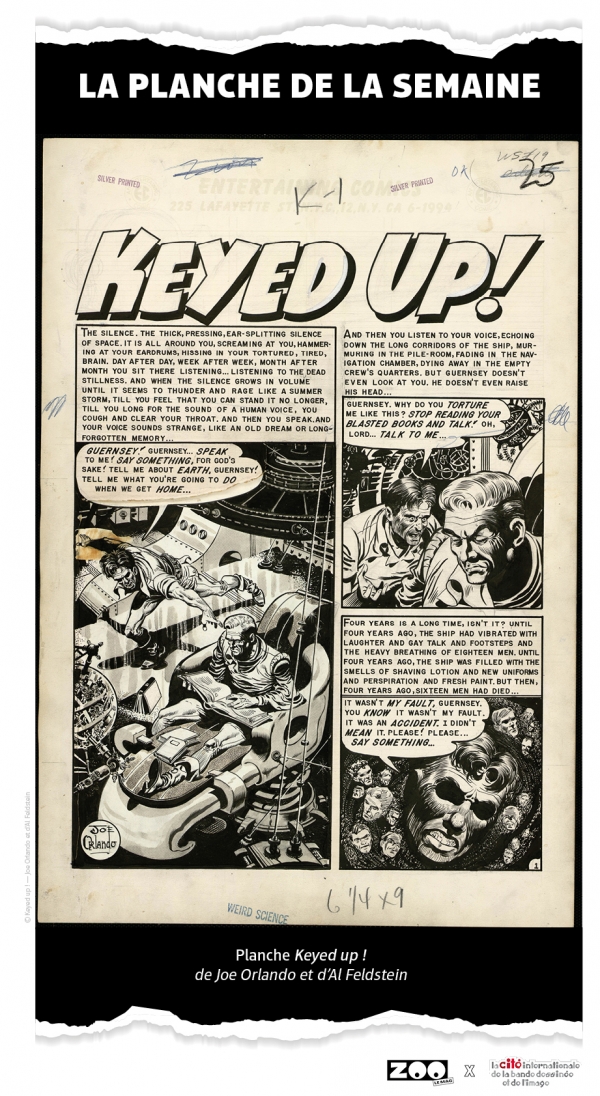 La planche de la semaine : Keyed up ! de Joe Orlando et d’Al Feldstein Joe Orlando | Al Feldstein | Harvey Kurtzman | Jack Davis | Wood, Wallace : La planche de la semaine : Keyed up ! de Joe Orlando et d’Al Feldstein