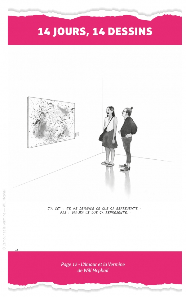 Jour 1 : L’art qui laisse de la place au lecteur Will McPhail | L'Amour et la Vermine : Jour 1 : L’art qui laisse de la place au lecteur