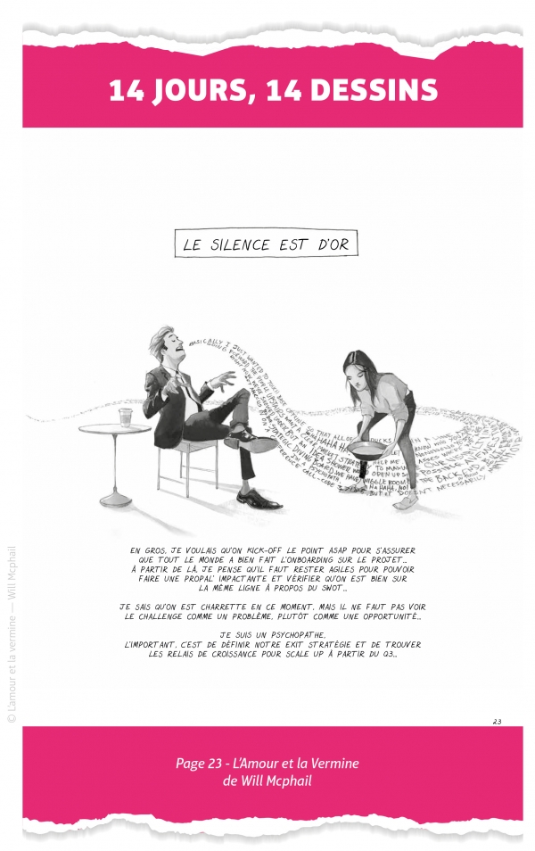 Will McPhail | L'Amour et la Vermine : Jour 3 : La force du silence