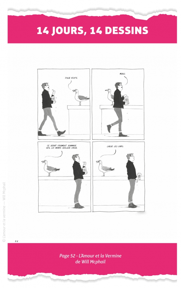 Will McPhail | L'Amour et la Vermine : Jour 4 : La guerre des mouettes