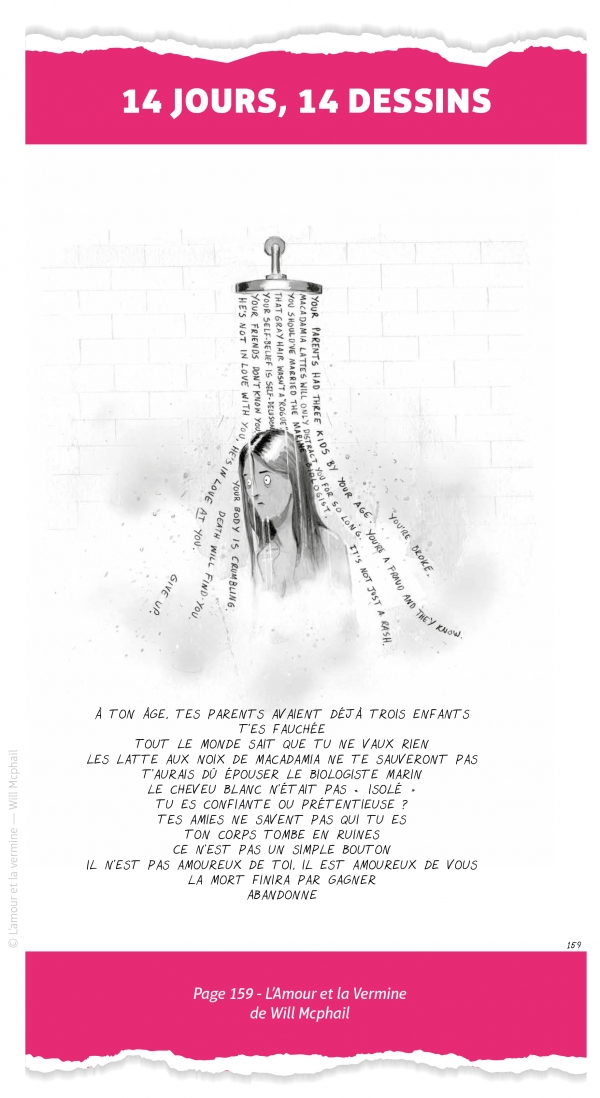 Will McPhail | L'Amour et la Vermine : Jour 9 : Le poids du regard public