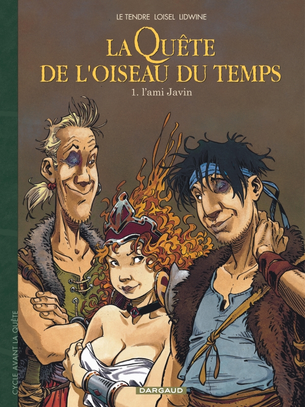 L'Ami Javin Lidwine Couverture de L'Ami Javin, préquel de La Quête de l'Oiseau du temps,1999