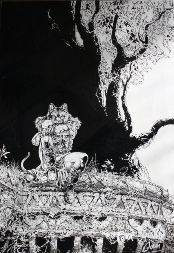 TT Le dernier loup d'Oz Couverture du tirage de tête du dernier loup d'Oz, par Lidwine