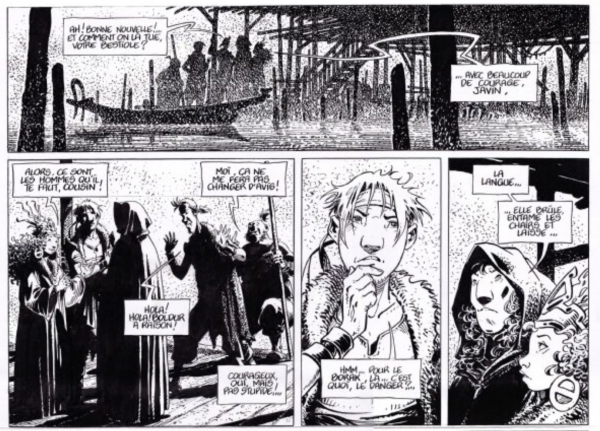 Avant la Quête L'ami Javin - Zoom planche 48 Avant la Quête L'ami Javin - Zoom sur la planche 48