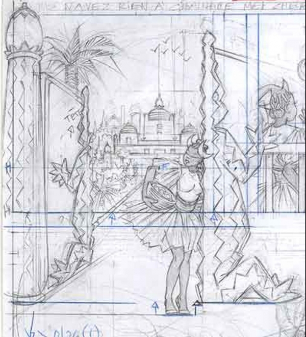 Extrait de Eclipse, projet inachevé de Chantal de Spiegeleer et Juan d'Oultremont