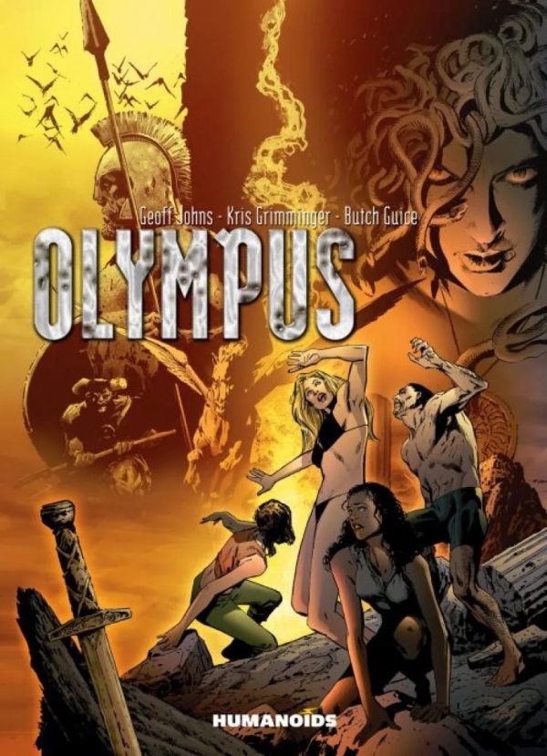 Olympus Jackson Butch Guice Couverture de l'intégrale d'Olympus, par Geoff Johns, Kris Grimminger et Butch Guice