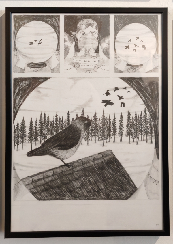 Les dessins très fins d'Agathe Halais, exposés au Off Off Off