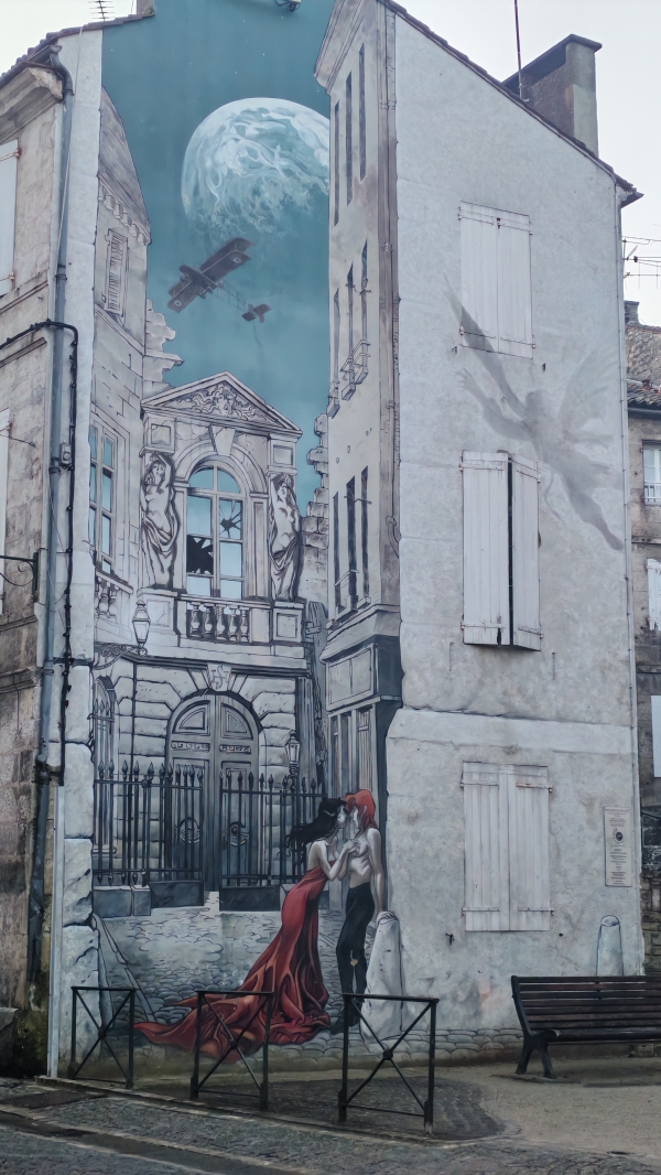 La fresque consacrée à Sambre, série créée par Yslaire