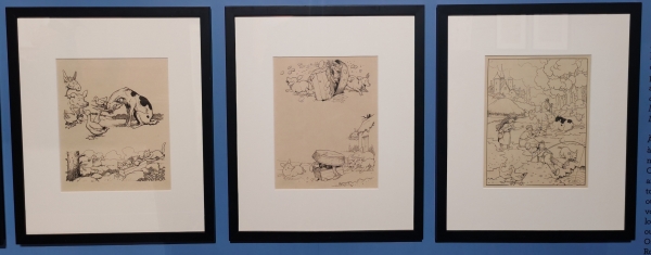 Benjamin Rabier, auteur à l'oeuvre immense est le sujet d'une belle expo riche en originaux au Vaisseau Moebius