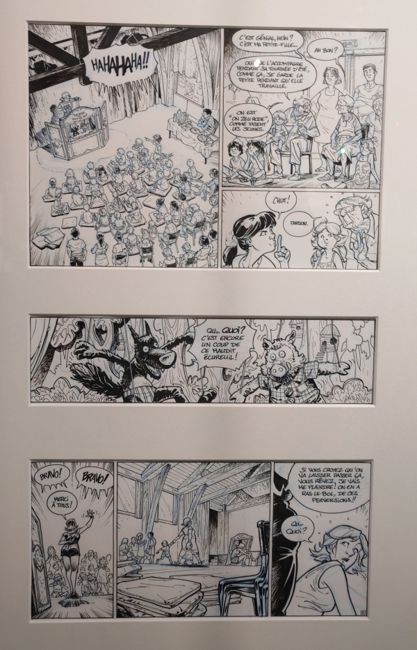 Les vieux fourneaux, une expo avec de nombreux originaux de Cauuet