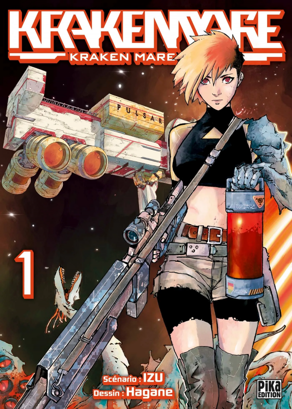 Couverture de Kraken Mare, par Izu et Hagane.
