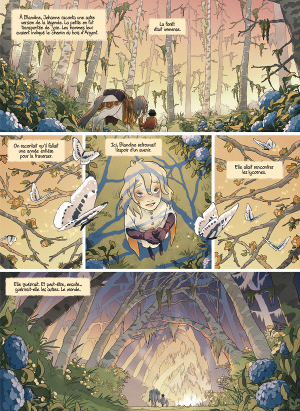 Extrait de Lycornes, de Penco Sechi et Aurélie Wellenstein