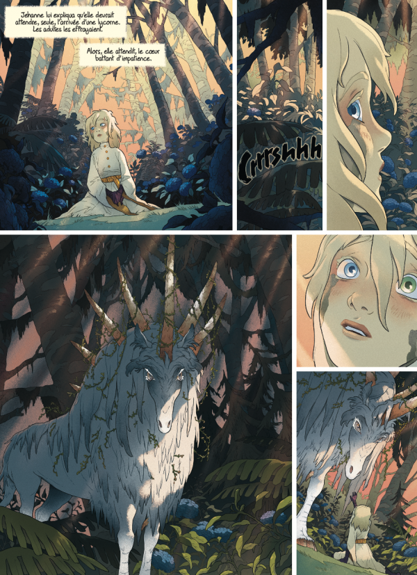 Extrait de Lycornes, de Penco Sechi et Aurélie Wellenstein