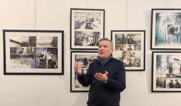 Vrancken Bernard Vrancken explique sa technique actuelle de dessin en couleur directe