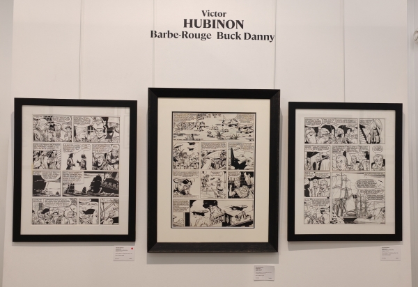 Hubinon Une sélection de splendides originaux de Victor Hubinon, dessinateur de Barbe-Rouge et de Buck Danny