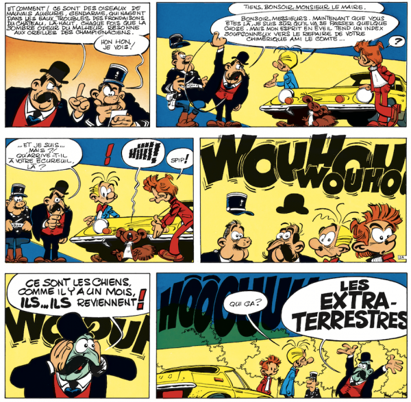 Extrait de Du cidre pour les étoiles, où la panique du Maire prend le dessus