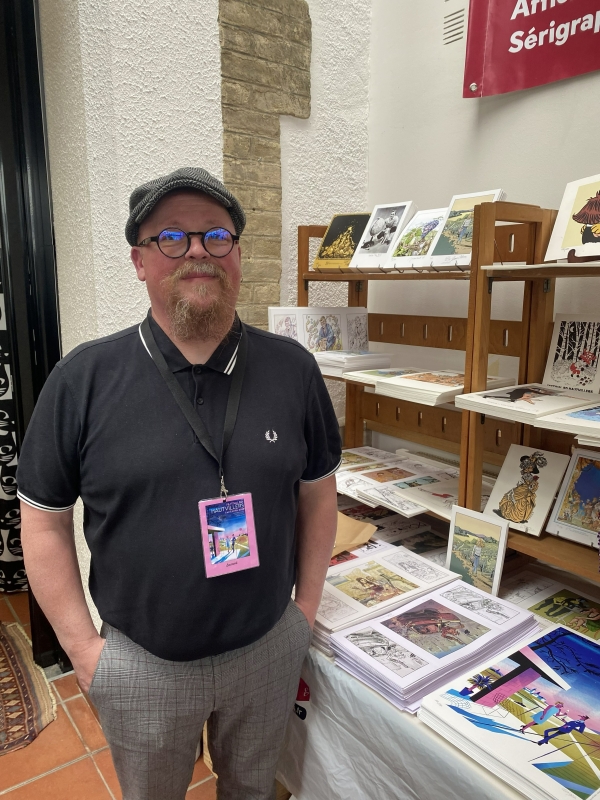 Laurent Couesnon, président de l’association BD Bulles, organisateur du Festival BD d’Hautvillers 2026 en Champagne