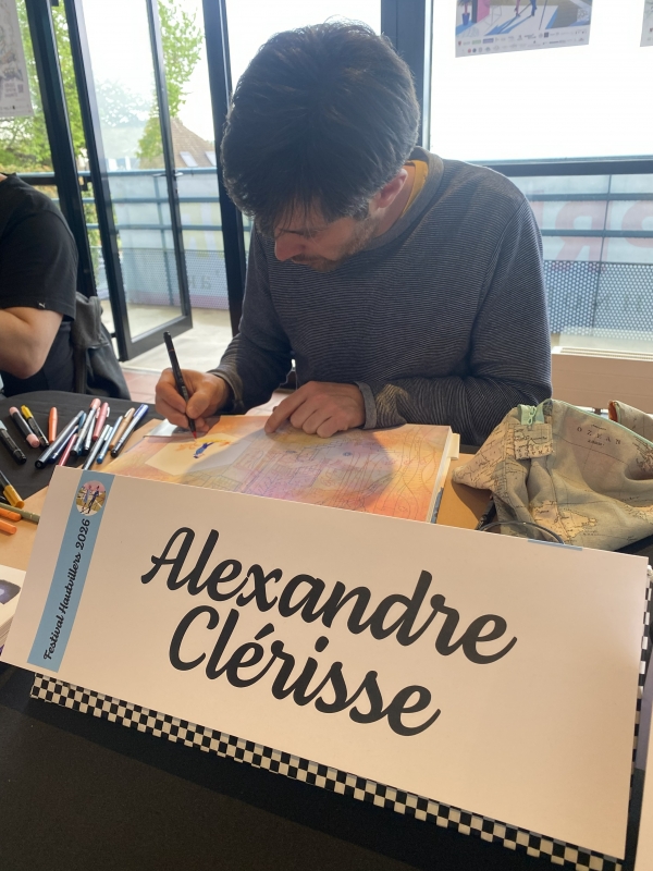 Alexandre Clérisse, invité d’honneur du Festival BD d’Hautvillers 2026 en Champagne et auteur de l’affiche officielle